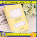 Top quality flicking white fluted candle by factory
